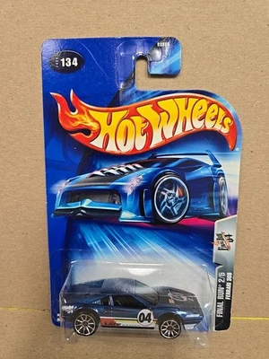 2004 Hot Wheels #134 Final Run 2/5 FERRARI 308 Blue w/Chrome 10 Spoke Wheels - Image 1 of 4