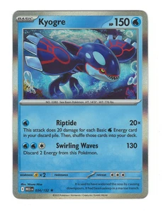 Kyogre 034/132 - Holo Raro - JCC Pokémon: Mega Evolución - Casi Nuevo - Imagen 1 de 2