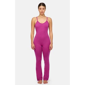 LACAUSA Womens Flow Prana Unitard Small Pink Dragon Fruit Yoga Stretch NWT - Picture 1 of 10