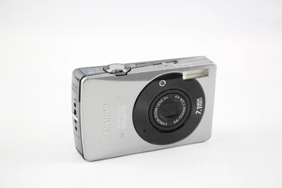 Canon IXUS 75 Digital Compact Camera Working w/ Canon 3x Zoom Lens - Image 1 of 4