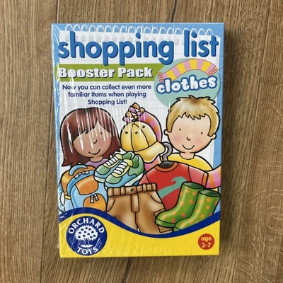 Orchard toys Shopping List game Clothes Booster Pack kids New & Sealed - image 1 of 4