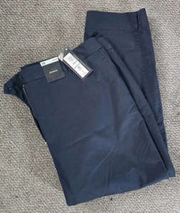 M&S Ladies Navy Chinos Cotton Rich Sz 20 short . New with tags - Picture 1 of 4