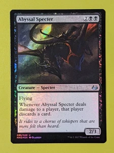 FOIL Abyssal Specter x1 Modern Masters 2017 1x Magic the Gathering MTG - Picture 1 of 1