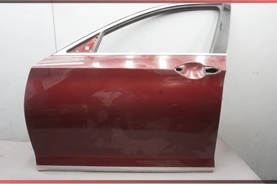 Hyundai Genesis 2015-16 puerta exterior delantera izquierda lado del conductor carcasa borgoña OEM Foto 1 de 4