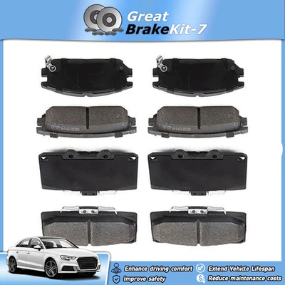 Kit de pastillas de freno de disco delanteras traseras para Dodge Stealth 1991 1992 1993 1994 3,0 L Foto 1 de 4