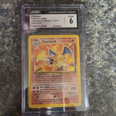 Charizard Legendary Collection оценка 3/110 CGC 6 - Изображение 1 из 2
