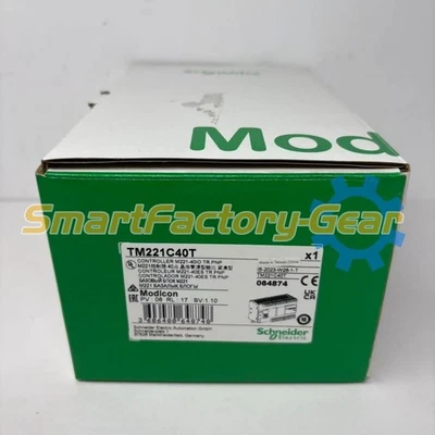 New Schneider TM221C40T PLC Controller Module#1pcs In Box - Image 1 of 4
