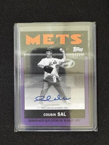 2021 TOPPS ESPN ONCE UPON A TIME IN QUEENS COUSIN SAL PURPLE AUTOGRAPH /25 - Picture 1 of 3