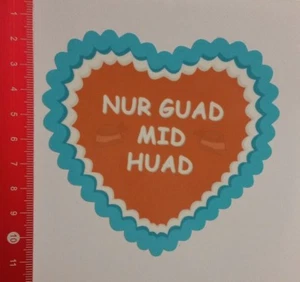 Pegatina/pegatina: corazón de pan de jengibre solo guad mid Huad Volksfest Baviera (10031715) - Imagen 1 de 1