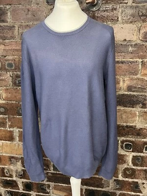 MICHAEL KORS BLUE COTTON JUMPER LARGE VGC - Image 1 of 4