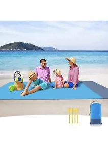 Sendowtek Picnic Beach Blanket Mat Sandproof 200 x 210 cm Waterproof Large Campi - Picture 1 of 6
