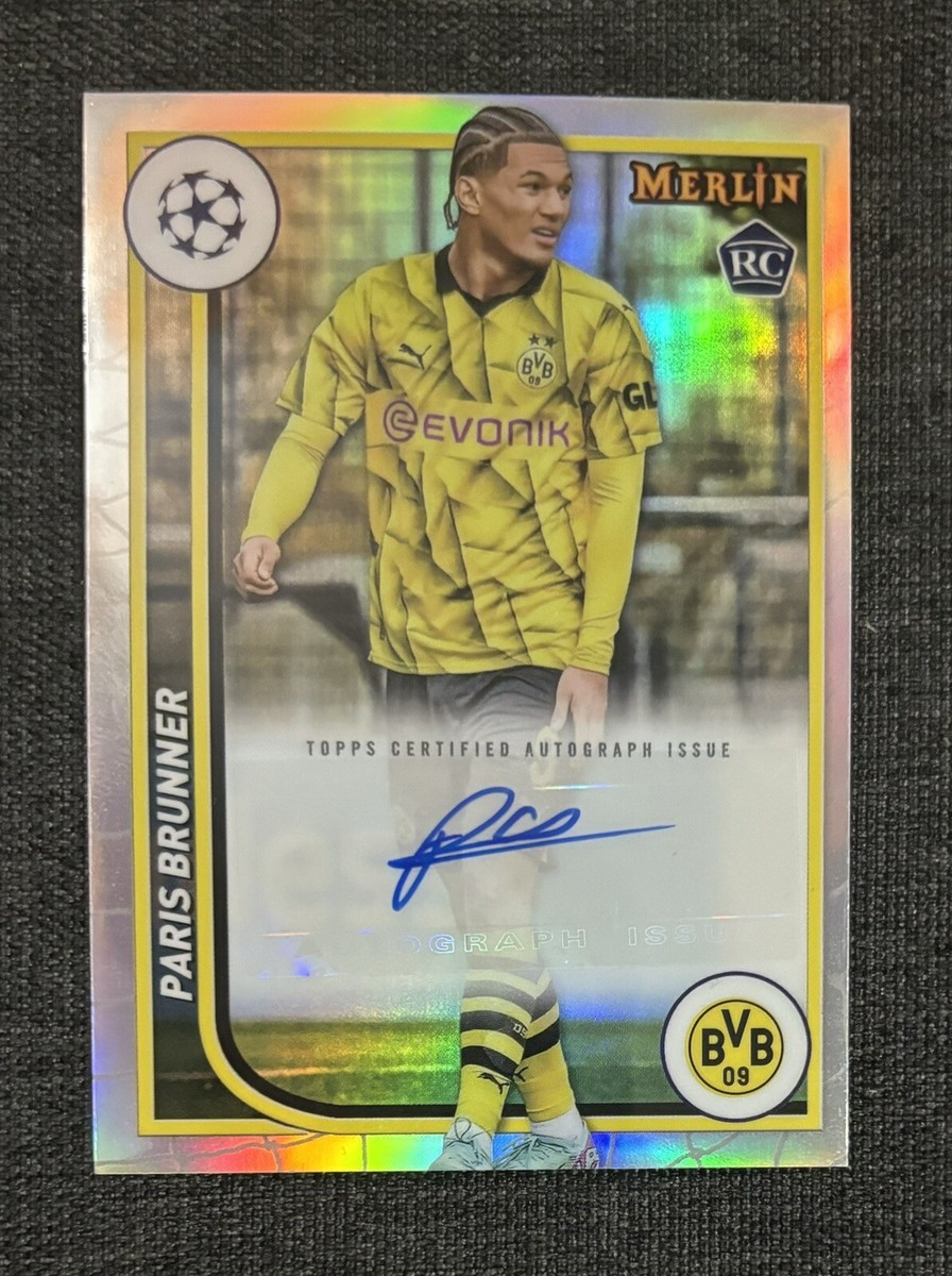 Topps Soccer Borussia Dortmund Autographed Sports Trading Cards 