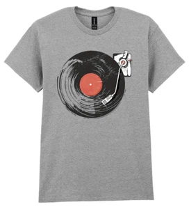 Vinyl Schallplatte T-Shirt LP Musik Retro Herren Damen Geschenk für Vinyl Liebhaber Album - Bild 1 von 1