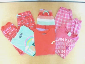 Lot of 3 Girl’s Pink Pajama Sets ~ 2 EDDIE BAUER & 1 CALVIN KLEIN ~ Size = 10/12 - Picture 1 of 16