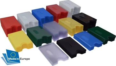 EC Kartenhüllen STABIL viele Farben Kreditkartenhülle Scheckkartenbox Perso Etui - Bild 1 von 3