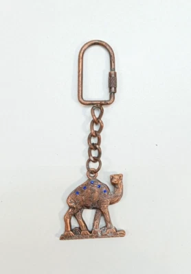 Keychain Camel Stones Blue Brown Collectible Accessory Vintage Rare Keychains - Image 1 of 4