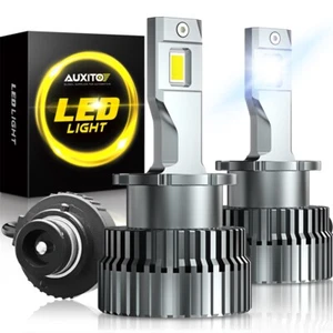 AUXITO D4S D4R LED Headlight Xenon Bulb Super White 6000K Conversion Kit Pair - Picture 1 of 12