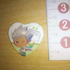 A67930 Pretty Rhythm Rainbow Live / Heart Can badge/ Kazuki Nishina - Picture 1 of 3