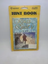 King's Quest V Hint Book Roberta Williams Sierra 1991 Vintage PC Game Guide New