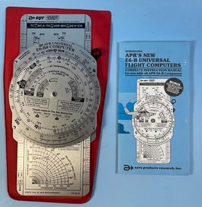 APR E6-B9 Universal Flight Computer slide rule Bonus: Dead Reckoning supplement - Picture 1 of 4