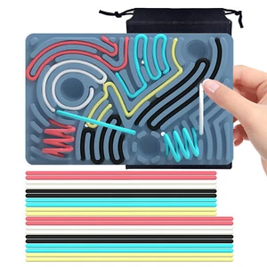 Tavola Attività Sensoriale Silicone Autismo ADHD Giocattoli per Bambini Sollievo Stress Giocattoli - Foto 1 di 9