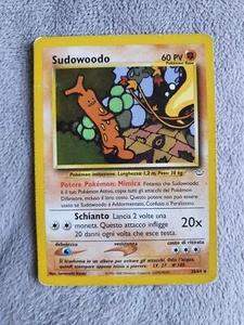 Pokemon Karte SUDOWOODO 26/64 Seltenes Set Neo Revelation ITA NB - Bild 1 von 1