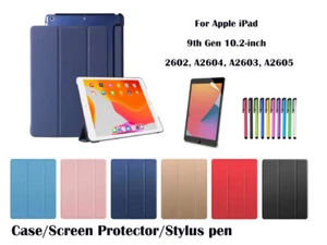 Folding Ultra Slim Smart Cover Case for Apple iPad (7/8/9 th generation) 10.2" - Picture 1 of 9