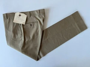 Hertling Hose Neu mit Etikett. Khaki Woll Twill Muster | Tapered Fit | Größe 33 | 5.2.2017 - Bild 1 von 9