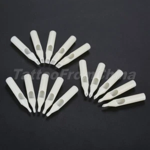 50pc Tattoo Disposable Tips Single Use Tattoo Machine Gun Nozzle Tip Needle Tube - Picture 1 of 23