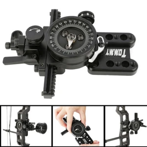 Compound Bow Single Pins Sight Pointer Archery Micro Adjustable RH Wrapped Hunt - Picture 1 of 12