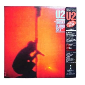 U2 Live: Under A Blood Red Sky 12" Vinyl LP Record 1983 w/ OBI Unreleased Tracks - Picture 1 of 6