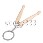 White Drum Beater Felt Pedal Beater with Mini Drum Stick Keychain Tool Pack of 3