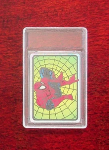 Spider-Man 1990's MARVEL UNIVERSE SERIES 1 VENDING MACHINE PRISM STICKER - Picture 1 of 4
