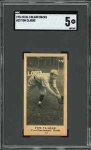 1916 M101-5 retro vuoto #32 TOM CLARKE - SGC 5 - Foto 1 di 2