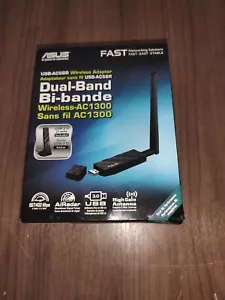 Asus USB-AC56R AC1300 Dual Band USB 3.0 Wireless WI-FI Adapter - Picture 1 of 4