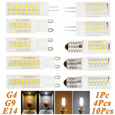 1-10X E14 G4 G9 LED Mais Lampadine 6W 9W 12W 230V Ceramica Ricambio Alogena - Immagine 1 di 4