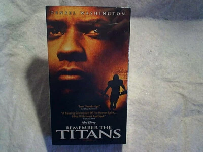 REMEMBER THE TITANS VHS MOVIE SEALED,*Watermark,will patton,denzel washington - Image 1 of 3
