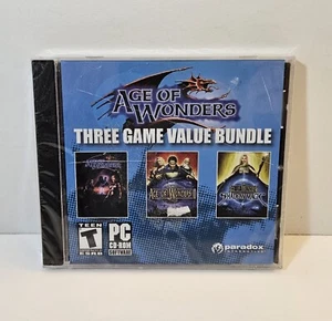 Age of Wonders - Pacchetto di tre giochi - Compilation di giochi per PC CD-ROM per Windows - Foto 1 di 2