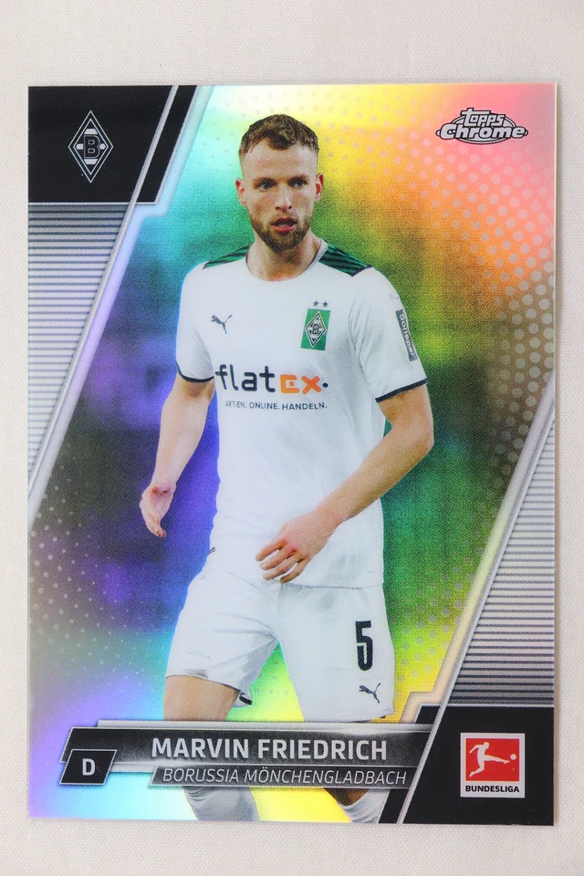 Marvin Friedrich - 2021-22 Topps Chrome Bundesliga Soccer Refractor - Image 1 of 1