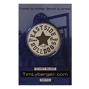 Elmo Buzz & the Eastside Bulldogs Button Todd Snider Pin - Picture 1 of 2
