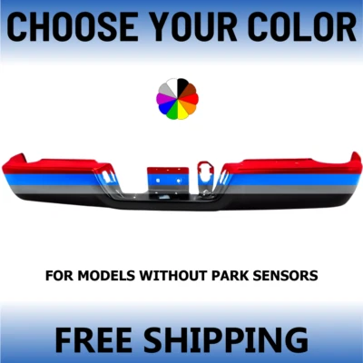 Elige tu color parachoques trasero para RAM 2500/3500 2013-2018 sin orificios de sensor Foto 1 de 4