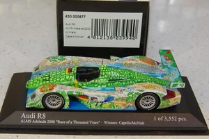 1/43 Minichamps 2000 Audi R8 ALMS #77 Winner Adelaide Capello/McNish 430 000977 - Bild 1 von 12