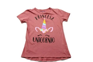 Girl's Just 2 Cute Princesa Unicornio T-Shirt Sizes 6x - Picture 1 of 9