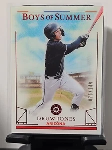 Panini Boys Of Summer 2024 Druw Jones rojo paralelo #061/149 Arizona Diamondbacks - Imagen 1 de 6