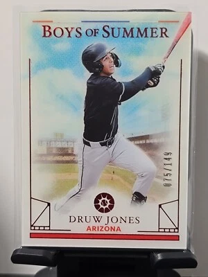 2024 Panini Boys Of Summer Druw Jones Red Parallel #061/149 Arizona Diamondbacks - Image 1 of 4