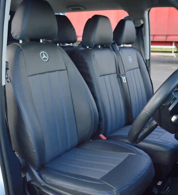 Mercedes Vito W447 Impermeabile su Misura Furgone Similpelle Coprisedili Con - Immagine 1 di 4