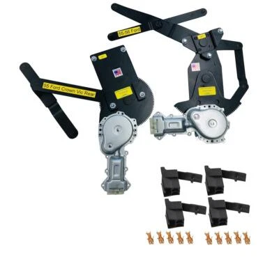 1955-1956 Ford 2DR Crown Victoria Front Doors & Rear Quarters Power Window Kit - Image 1 of 4