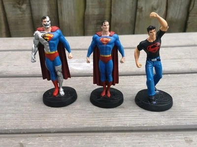 3 x Figura Modelo Superman DC Comics Estatua Eaglemoss Foto 1 de 4