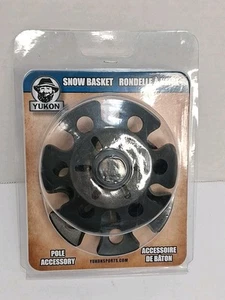 Yukon Charlie's Snow Basket Pole Accessory 83-0115 - Paar - Schwarz Neu - Bild 1 von 3