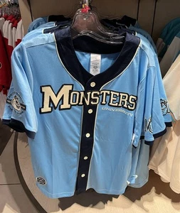 Camiseta deportiva de béisbol azul de los monstruos de Disney Park Disneyland S M L XL 2XL 3XL - Imagen 1 de 2